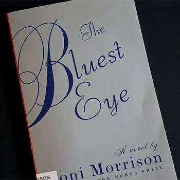 a copy of Toni Morrison's 'The Bluest Eye'