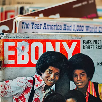 a selection of magazines targeted to black Americans